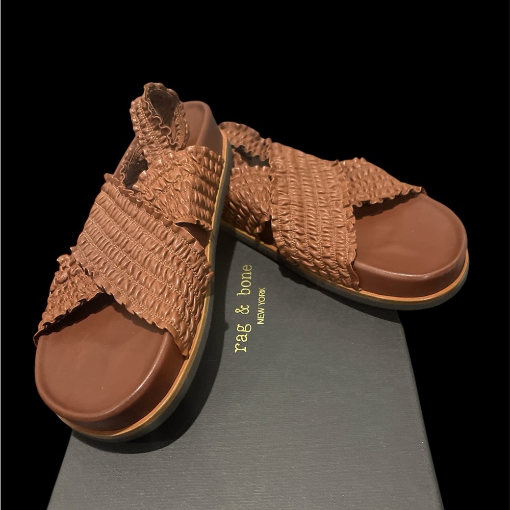Rag & Bone Brown Woven Sandals